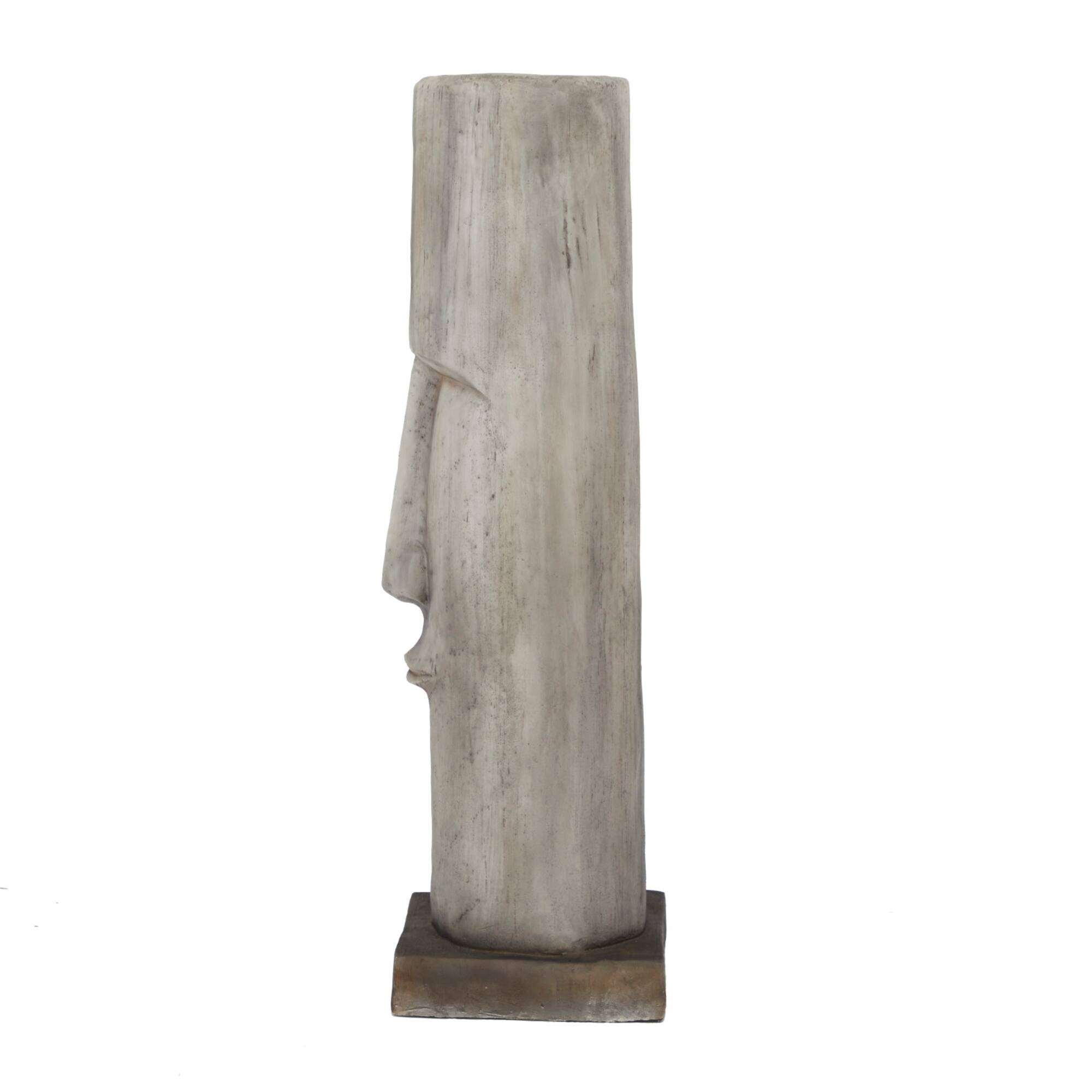 Brown MGO Contemporary Garden Sculpture, 10" x 10" x 10"